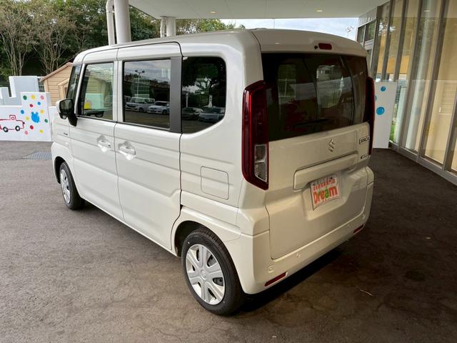 スペーシア ハイブリッドG 衝突被害軽減ブレーキ 両側スライドドア オートエアコン 電動格納式ミラー オートライト アイドリングストップ 横滑り防止機能 パワーウィンドウ マニュアルレベリング機能(10枚目)