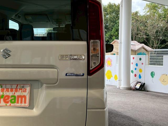 スペーシア ハイブリッドG 衝突被害軽減ブレーキ 両側スライドドア オートエアコン 電動格納式ミラー オートライト アイドリングストップ 横滑り防止機能 パワーウィンドウ マニュアルレベリング機能(18枚目)
