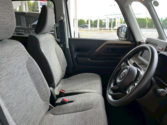 スペーシア ハイブリッドG 衝突被害軽減ブレーキ 両側スライドドア オートエアコン 電動格納式ミラー オートライト アイドリングストップ 横滑り防止機能 パワーウィンドウ マニュアルレベリング機能(21枚目)