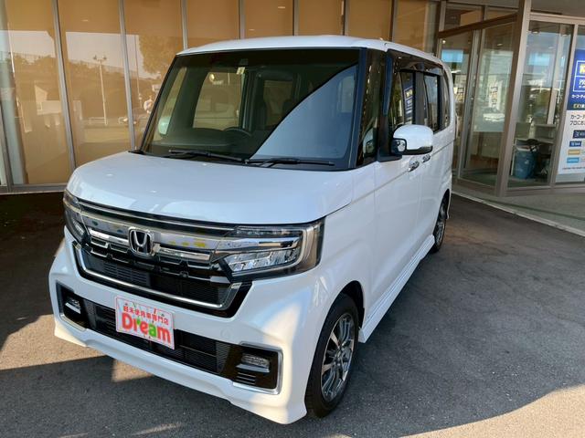 Ｎ－ＢＯＸカスタム Ｌ　ナビ　バックカメラ　ＥＴＣ　片側電動スライドドア　衝突被害軽減ブレーキ　パーキングセンサー　アダプティブクルーズコントロール　電子パーキング　オートブレーキホールド　前席シートヒーター（8枚目）