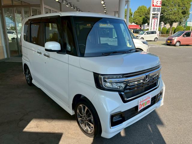 Ｎ－ＢＯＸカスタム Ｌ　ナビ　バックカメラ　ＥＴＣ　片側電動スライドドア　衝突被害軽減ブレーキ　パーキングセンサー　アダプティブクルーズコントロール　電子パーキング　オートブレーキホールド　前席シートヒーター（10枚目）