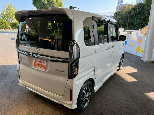 Ｎ－ＢＯＸカスタム Ｌ　ナビ　バックカメラ　ＥＴＣ　片側電動スライドドア　衝突被害軽減ブレーキ　パーキングセンサー　アダプティブクルーズコントロール　電子パーキング　オートブレーキホールド　前席シートヒーター（13枚目）