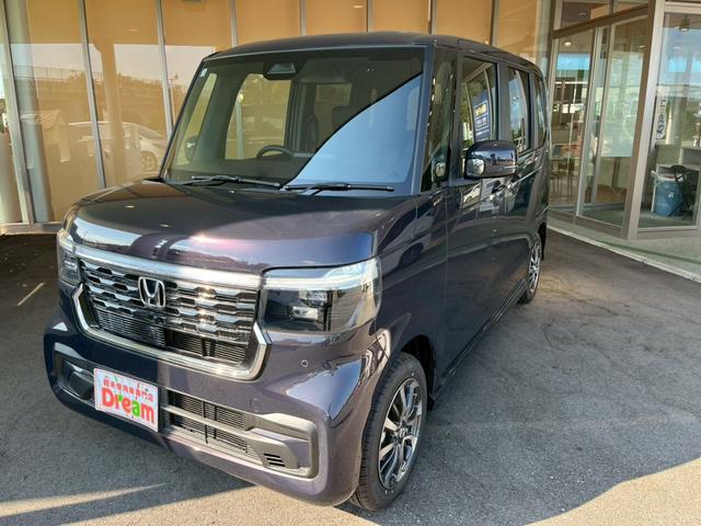 Ｎ－ＢＯＸカスタム ベースグレード　届出済未使用車　両側電動スライドドア　純正アルミホイール　電子パーキング　オートブレーキホールド　アダプティブクルーズコントロール　電動格納ミラー　オートエアコン　スマートキー　前席シートヒーター（6枚目）