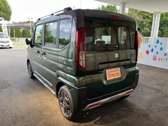 スペーシアギア ハイブリッドＸＺ　届出済未使用車　禁煙車　両側電動スライドドア　衝突被害軽減ブレーキ　クルーズコントロール　純正アルミホイール　ルーフレール　ＬＥＤヘッドライト　フォグライト　ハンドルヒーター　ロールサンシェード（13枚目）