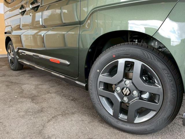 スペーシアギア ハイブリッドＸＺ　届出済未使用車　禁煙車　両側電動スライドドア　衝突被害軽減ブレーキ　クルーズコントロール　純正アルミホイール　ルーフレール　ＬＥＤヘッドライト　フォグライト　ハンドルヒーター　ロールサンシェード（19枚目）