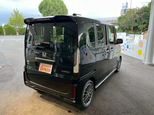 N-BOXカスタム ターボ HondaSENSING 両側電動スライドドア アダプティブクルーズコントロール 純正アルミホイール 電子パーキング オートブレーキホールド シートヒーター シートバックテーブル LEDヘッドライト(13枚目)