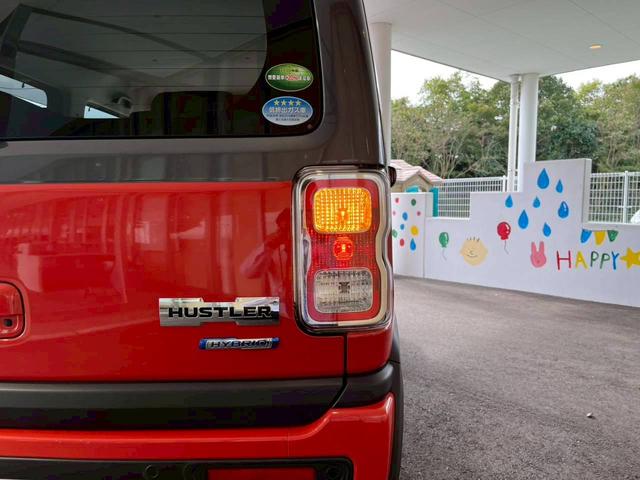 ハスラー ハイブリッドG 衝突被害軽減ブレーキ オーディオ レーンキープアシスト パーキングセンサー 前席シートヒーター スマートキー オートエアコン 横滑り防止機能 マニュアルレベリング機能 アイドリングストップ(15枚目)