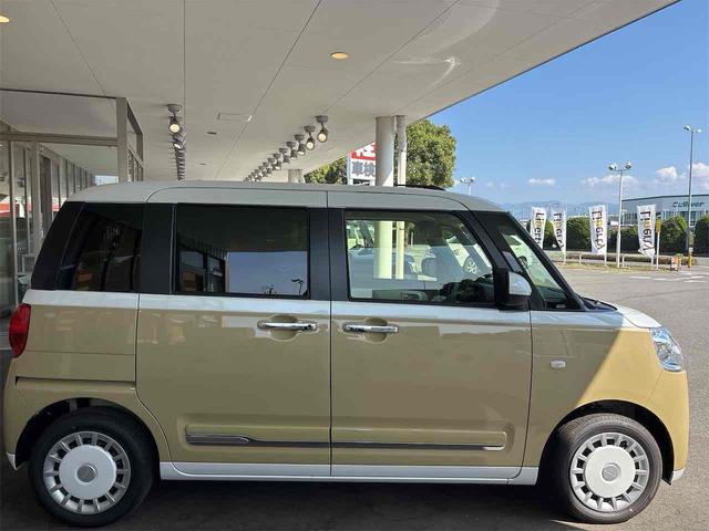ムーヴキャンバス ストライプスＧ　両側電動スライドドア　衝突被害軽減ブレーキ　電子パーキング　オートブレーキホールド　パーキングセンサー　前席シートヒーター　電動格納式ミラー　ホットカップホルダー　ＬＥＤヘッドライト（18枚目）