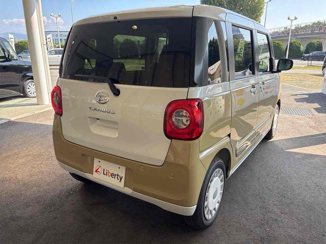 ムーヴキャンバス ストライプスＧ　両側電動スライドドア　衝突被害軽減ブレーキ　電子パーキング　オートブレーキホールド　パーキングセンサー　前席シートヒーター　電動格納式ミラー　ホットカップホルダー　ＬＥＤヘッドライト（19枚目）