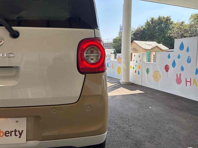 ムーヴキャンバス ストライプスＧ　両側電動スライドドア　衝突被害軽減ブレーキ　電子パーキング　オートブレーキホールド　パーキングセンサー　前席シートヒーター　電動格納式ミラー　ホットカップホルダー　ＬＥＤヘッドライト（28枚目）