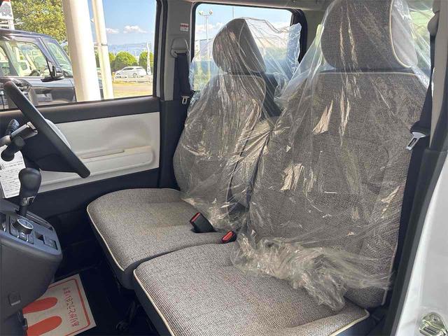 ムーヴキャンバス ストライプスＧ　両側電動スライドドア　衝突被害軽減ブレーキ　電子パーキング　オートブレーキホールド　パーキングセンサー　前席シートヒーター　電動格納式ミラー　ホットカップホルダー　ＬＥＤヘッドライト（45枚目）