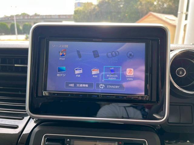 スペーシアカスタム ハイブリッドＸＳ　ナビ　バックカメラ　両側電動スライドドア　衝突被害軽減ブレーキ　レーンキープアシスト　パーキングセンサー　純正アルミホイール　運転席シートヒーター　横滑り防止機能　スマートキー　電動格納式ミラー（6枚目）