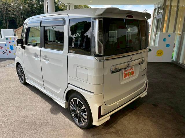 スペーシアカスタム ハイブリッドＸＳ　ナビ　バックカメラ　両側電動スライドドア　衝突被害軽減ブレーキ　レーンキープアシスト　パーキングセンサー　純正アルミホイール　運転席シートヒーター　横滑り防止機能　スマートキー　電動格納式ミラー（13枚目）