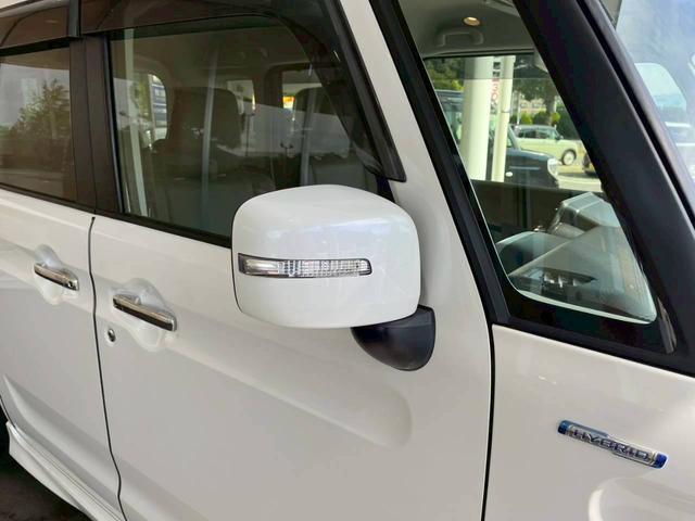 スペーシアカスタム ハイブリッドＸＳ　ナビ　バックカメラ　両側電動スライドドア　衝突被害軽減ブレーキ　レーンキープアシスト　パーキングセンサー　純正アルミホイール　運転席シートヒーター　横滑り防止機能　スマートキー　電動格納式ミラー（19枚目）