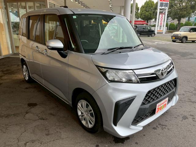 ルーミー G 純正ナビ バックカメラ Bluetooth接続 両側電動スライドドア 衝突被害軽減ブレーキ パーキングセンサー ステアリングスイッチ 前席シートヒーター シートバックテーブル USB充電 スマートキー(10枚目)