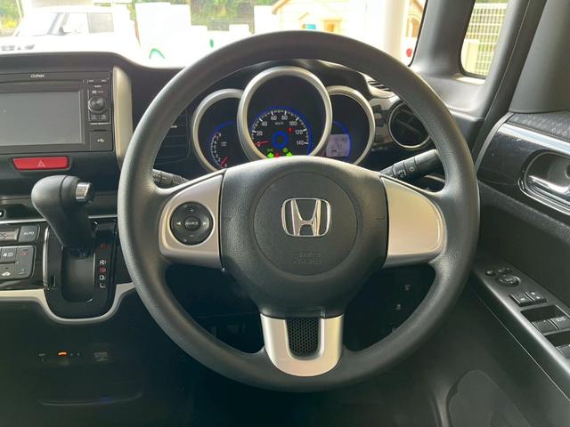 Ｎ－ＢＯＸカスタム Ｇ・Ｌパッケージ　アイドリングストップ車　ナビ・ＴＶ　フルフラットシート　スマキ－　フロントベンチシート　パワーウィンドウ　盗難防止システム　オートエアコン　パワステ　キーレスエントリー　ワンセグ　両席エアバック（34枚目）