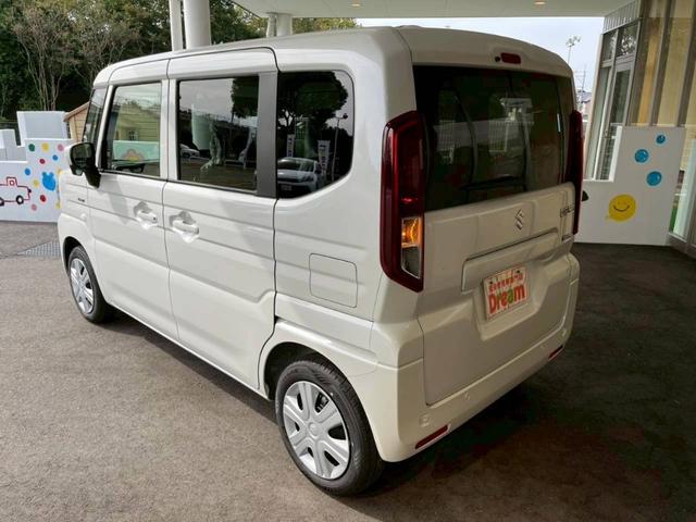 スペーシア ハイブリッドG 届出済未使用車 両側スライドドア クリアランスソナー 衝突被害軽減システム オートライト LEDヘッドランプ スマートキー アイドリングストップ 電動格納ミラー ベンチシート CVT 盗難防止システム(10枚目)