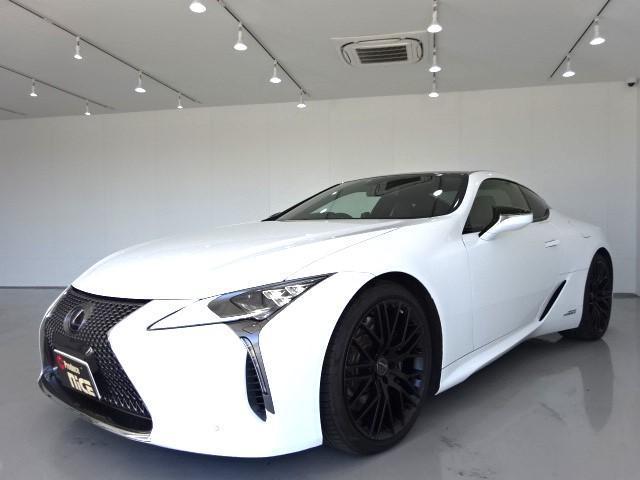LC500h Sパッケージ カールソン21インチアルミホイール シートヒーター ステアリングヒータ レクサス純正ナビ Bluetooth フルセグTV 三眼LEDヘッドライト 安全ブレーキ クルーズコントロール オートハイビーム(7枚目)