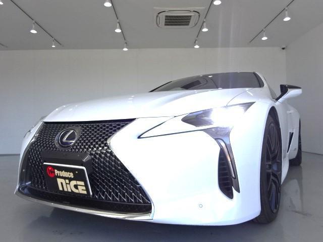LC500h Sパッケージ カールソン21インチアルミホイール シートヒーター ステアリングヒータ レクサス純正ナビ Bluetooth フルセグTV 三眼LEDヘッドライト 安全ブレーキ クルーズコントロール オートハイビーム(8枚目)