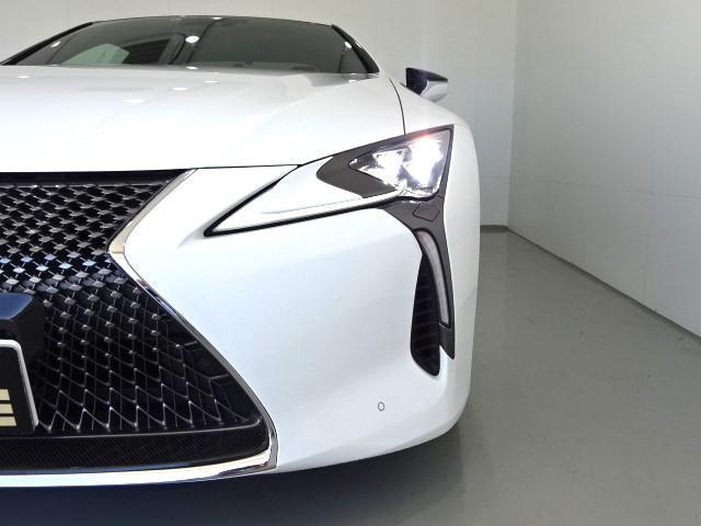 LC500h Sパッケージ カールソン21インチアルミホイール シートヒーター ステアリングヒータ レクサス純正ナビ Bluetooth フルセグTV 三眼LEDヘッドライト 安全ブレーキ クルーズコントロール オートハイビーム(39枚目)