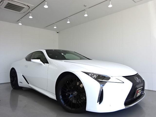 LC500h Sパッケージ カールソン21インチアルミホイール シートヒーター ステアリングヒータ レクサス純正ナビ Bluetooth フルセグTV 三眼LEDヘッドライト 安全ブレーキ クルーズコントロール オートハイビーム(60枚目)