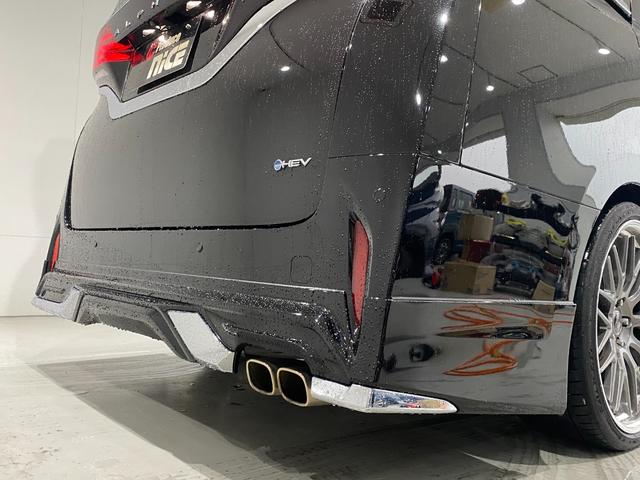 アルファードハイブリッド Z モデリスタエアロ ブリッツ車高調 VERZ21インチAW 左右独立ムーンルーフ シグネチャーイルミブレード 純正13.2型後席モニター デジタルインナーミラー BSM パノラミックビューモニター(19枚目)