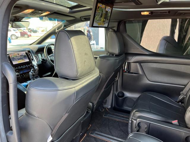 アルファード 2.5S タイプゴールド ブリッツ車高調 ロクサーニ20インチAW ツインムーンルーフ デジタルインナーミラー BSM 後席モニター エントリーナビキット フルセグTV CD/DVDデッキ 3眼LEDヘッドライト(48枚目)