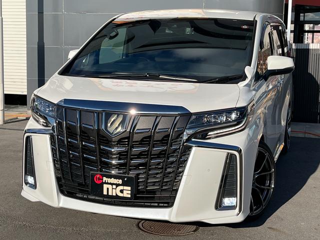 アルファード ２．５Ｓ　タイプゴールド　寒冷地仕様　車高調　ＲＡＹＳ２０インチＡＷ　後席フリップダウンモニター　エントリーナビキット　ＣＤ／ＤＶＤデッキ　フルセグＴＶ　トヨタセーフティセンス　ビルトインＥＴＣ　３眼ＬＥＤヘッドライト（14枚目）