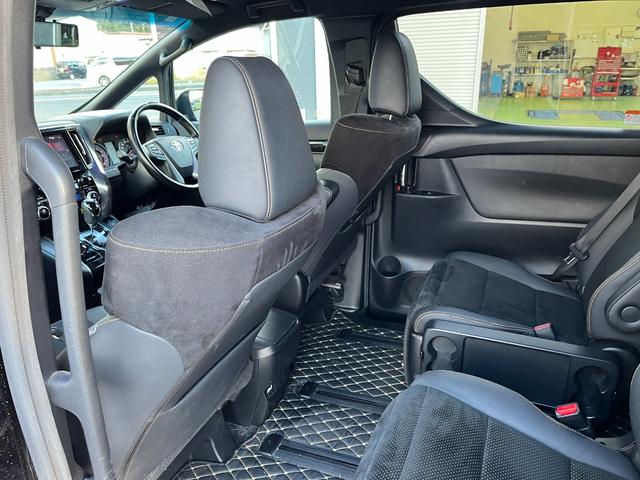 アルファード 2.5S タイプゴールド モデリスタエアロ 3眼LEDヘッドライト フルセグTV 純正CD/DVDデッキ トヨタセーフティセンス 両側電動スライドドア PWバックドア ハーフレザーシート ETC 純正ディスプレイオーディオ(43枚目)