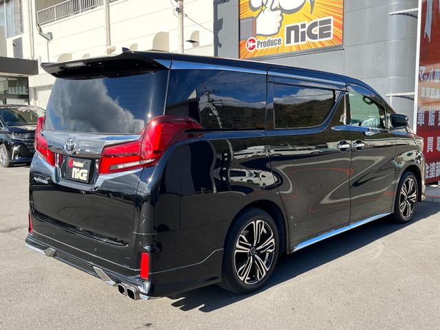 アルファード 2.5S タイプゴールドIII サンルーフ トヨタセーフティセンス シグネチャーイルミブレード モデリスタリアスカート 社外18インチAW 3眼LEDヘッドライト ハーフレザーシート 両側電動スライドドア PWバックドア(21枚目)