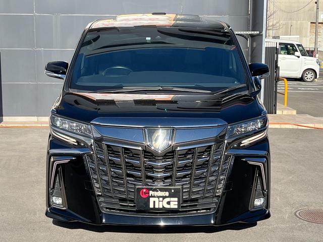 アルファード 2.5S タイプゴールドIII サンルーフ トヨタセーフティセンス シグネチャーイルミブレード モデリスタリアスカート 社外18インチAW 3眼LEDヘッドライト ハーフレザーシート 両側電動スライドドア PWバックドア(61枚目)