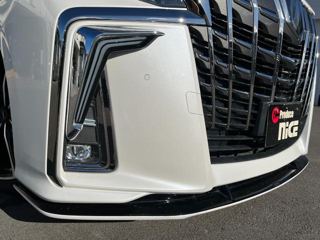 アルファード ２．５Ｓ　タイプゴールド　シルクブレイズエアロＦ／Ｓ／Ｒ　クロノス２０インチアルミホイール　サンルーフ　３眼ＬＥＤヘッドライト　トヨタセーフティセンス　ＰＷバックドア　両側電動スライドドア　ビルトインＥＴＣ　ハーフレザー（9枚目）