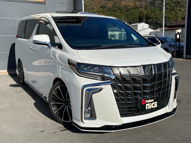 アルファード ２．５Ｓ　タイプゴールド　シルクブレイズエアロＦ／Ｓ／Ｒ　クロノス２０インチアルミホイール　サンルーフ　３眼ＬＥＤヘッドライト　トヨタセーフティセンス　ＰＷバックドア　両側電動スライドドア　ビルトインＥＴＣ　ハーフレザー（14枚目）