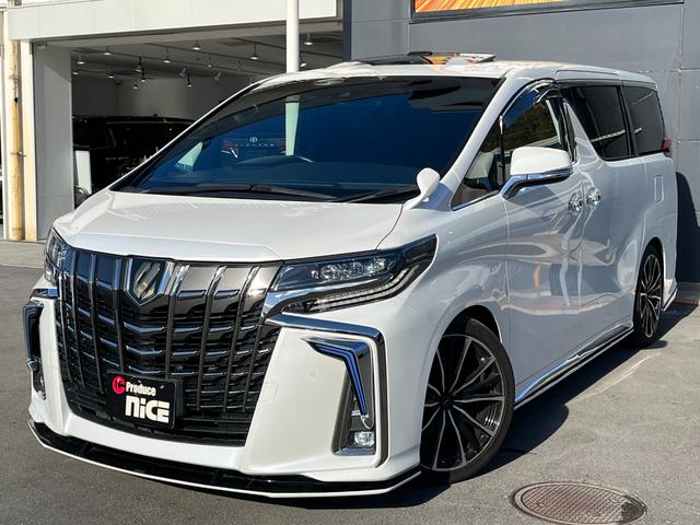 アルファード ２．５Ｓ　タイプゴールド　シルクブレイズエアロＦ／Ｓ／Ｒ　クロノス２０インチアルミホイール　サンルーフ　３眼ＬＥＤヘッドライト　トヨタセーフティセンス　ＰＷバックドア　両側電動スライドドア　ビルトインＥＴＣ　ハーフレザー（17枚目）