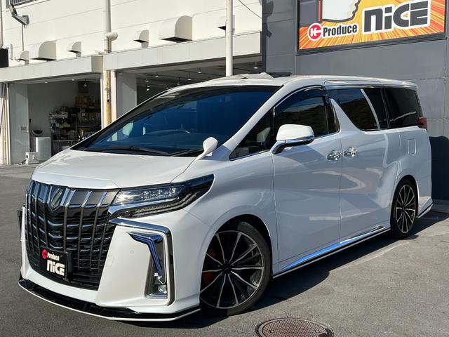 アルファード ２．５Ｓ　タイプゴールド　シルクブレイズエアロＦ／Ｓ／Ｒ　クロノス２０インチアルミホイール　サンルーフ　３眼ＬＥＤヘッドライト　トヨタセーフティセンス　ＰＷバックドア　両側電動スライドドア　ビルトインＥＴＣ　ハーフレザー（61枚目）