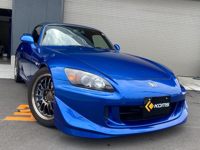 Ｓ２０００ ベースグレード　ｔｙｐｅＳ仕様　新品ＳＰＯＯＮキャリパー　新品ブレーキローター　新品フジツボマフラー　新品ｃｕｓｃｏタワーバー前後セット　ｒａｙｓ　ＲＥ３０ホイール　社外車高調（4枚目）