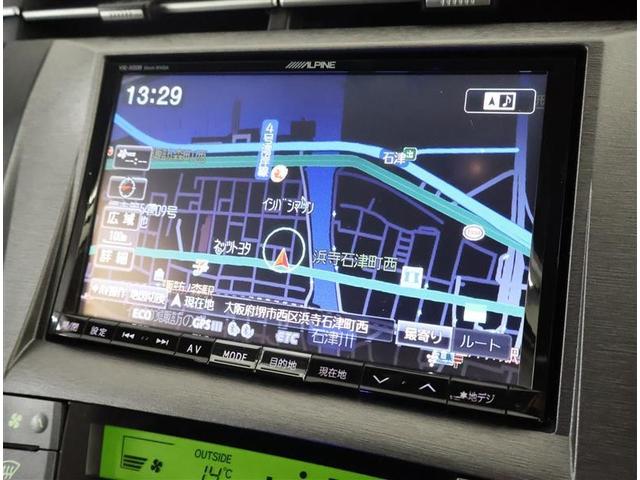 プリウス Ｇ　フルセグ　メモリーナビ　ＤＶＤ再生　バックカメラ　ＥＴＣ　ＨＩＤヘッドライト　ワンオーナー（6枚目）