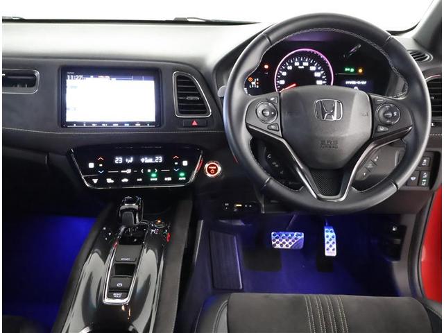 ヴェゼル ハイブリッドＲＳ・ホンダセンシング　フルセグ　メモリーナビ　ＤＶＤ再生　バックカメラ　衝突被害軽減システム　ＥＴＣ　ドラレコ　ＬＥＤヘッドランプ　ワンオーナー　アイドリングストップ（4枚目）