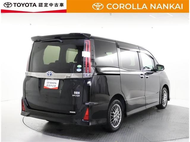 ノア ハイブリッドSi ダブルバイビーIII フルセグ メモリーナビ DVD再生 後席モニター バックカメラ 衝突被害軽減システム ETC 両側電動スライド LEDヘッドランプ 乗車定員7人 3列シート ワンオーナー フルエアロ(3枚目)