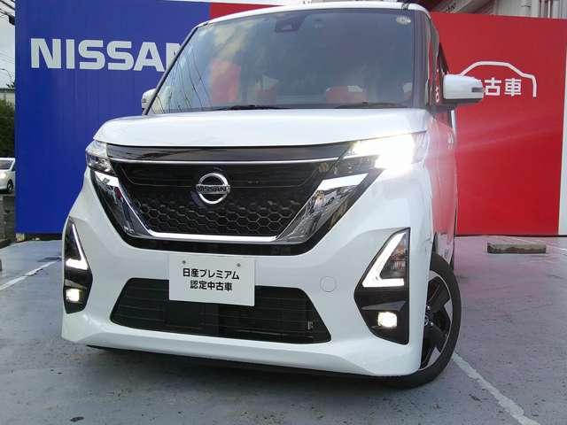 ルークス ６６０　ハイウェイスターＸ　ナビ連動前後ドラレコ　アラウンドモニター　アイスト　衝突被害軽減ブレ－キ　マルチビューカメラ　車線逸脱警報装置　禁煙　ＥＴＣ　ＬＥＤ　スマートキー　パワーウィンドウ　ワンオーナー　カーテンエアバック　ドライブレコーダー　ナビＴＶ　バックカメラ（3枚目）