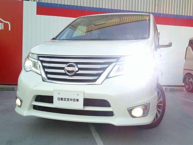 セレナ 2.0 ハイウェイスターVセレ+セーフティ S-HYBRID インテリジェントキー 車線逸脱警報装置 オートクルーズコントロール ナビ TV ETC オートエアコン ワンオーナー ドライブレコーダー パワーウィンドウ 助手席エアバッグ 運転席エアバッグ キーレス(3枚目)