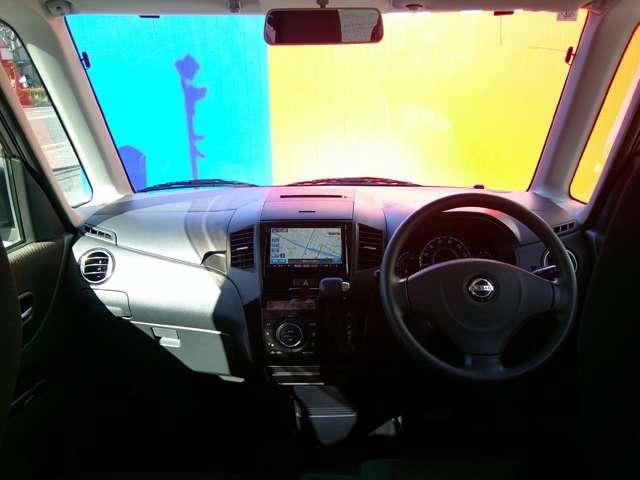 ルークス 660 ハイウェイスター 純正メモリーナビ DVD・CD再生 禁煙 ナビTV ETC付 パワーウインド サイドSRS デュアルエアバッグ AAC 運転席エアバック パワステ メモリナビ 両側スライド左側パワースライドドア アルミ キーレス ワンセグTV ABS(4枚目)