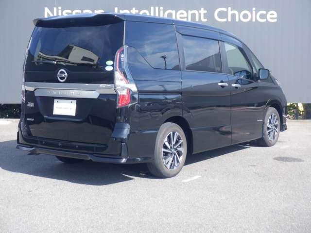 セレナ ２．０　ハイウェイスター　Ｖ　純正ナビ　プロパイロット　１オナ　アルミ　衝突被害軽減　ＬＤＰ　エアバッグ　両側オートスライドドア　ＬＥＤライト　インテリジェントキー　メモリーナビ　アダプティブクルーズコントロール　アイドリングストップ　ナビＴＶ　ドラレコ（2枚目）