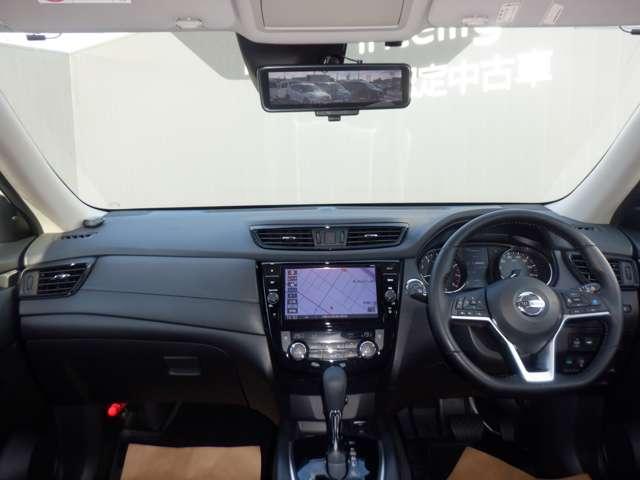 エクストレイル 2.0 20Xi 2列車 4WD 純正ナビ プロパイロット セキュリティ リアカメラ ワンオナ 追従クルーズ LED ドライブレコーダ インテリジェントキー LDW サイドカメラ ETC Aストップ AAC ナビ&TV メモリーナビ キーフリー アルミホイール(3枚目)