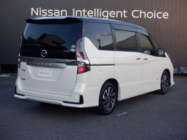 セレナ ２．０　ハイウェイスター　Ｖ　純正ナビ　プロパイロット　ドラレコ前後　１オナ　アルミ　衝突被害軽減　ＬＤＰ　エアバッグ　両側オートスライドドア　ＬＥＤライト　インテリジェントキー　メモリーナビ　アダプティブクルーズコントロール　アイドリングストップ　ナビＴＶ　ドラレコ（2枚目）