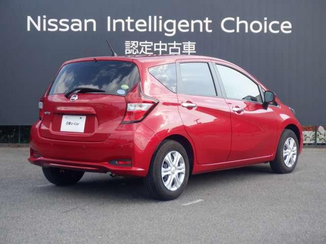 ノート １．２　Ｘ　Ｖセレクション　純正ナビ　バックカメラ　衝突被害軽減装置　バックビューモニター　レーンキープ　ワンオーナー　イモビライザー　ドラレコ付　オートエアコン　Ａストップ　Ｗエアバック　ＡＢＳ　メモリーナビ　ナビＴＶ　キーレス　エアバッグ　ワンセグ（2枚目）