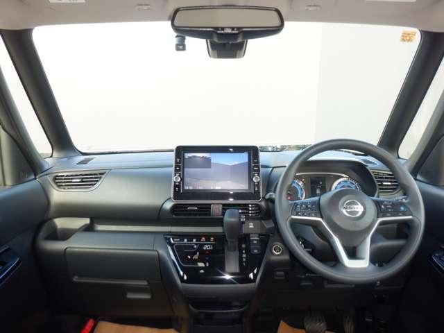 ルークス 660 ハイウェイスターX プロパイロット エディション 左右パワースライドドア アイドリング イモビ パノラマモニター 助手席エアバッグ 衝突軽減ブレーキ PW ナビ&TV フルセグLEDヘッドライト LDW スマートキー ETC ワンオーナー車 PS(3枚目)