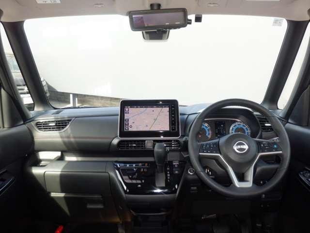 ルークス 660 ハイウェイスターGターボ プロパイロット エディショ 純正ナビ AVM ドラレコ前後室内 ETC2.0 両側Pスライドドア ワンオ-ナ- 360ビュー Wエアバック LKA AAC I-STOP スマ-トキ- ACC ドライブレコーダ パワーステアリング(3枚目)