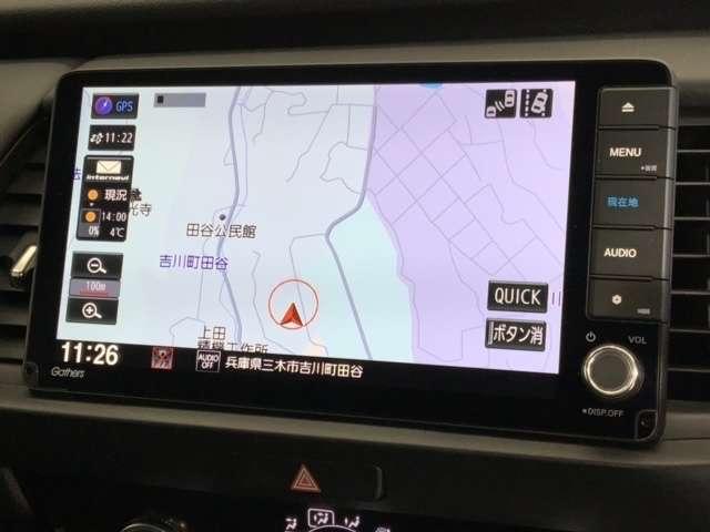 e:HEVホーム Honda CONNECT for Gathers ナビ装着用スペシャルパッケージ 純正Gathers9インチナビ(VXU-205FTI) ETC LEDヘッドライト 前後ドライブレコーダー 4WD(3枚目)