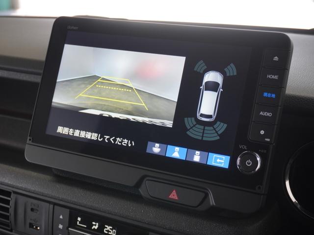Ｎ－ＢＯＸカスタム ベースグレード　２年保証当社試乗車ナビＤレコＲカメＥＴＣ両電扉　Ｗ電動ドア　ＣＭＢＳ　Ｄレコ　禁煙　ベンチシート　アルミホイール　オートエアコン　スマートキ　ＬＥＤ　盗難防止装置　クルコン　ＥＴＣ　バックカメラ（3枚目）